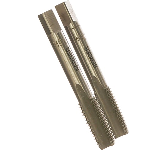 Изображение товара Метрические комплектные метчики 2 шт. М9х1,25 мм Berger BG BG1178