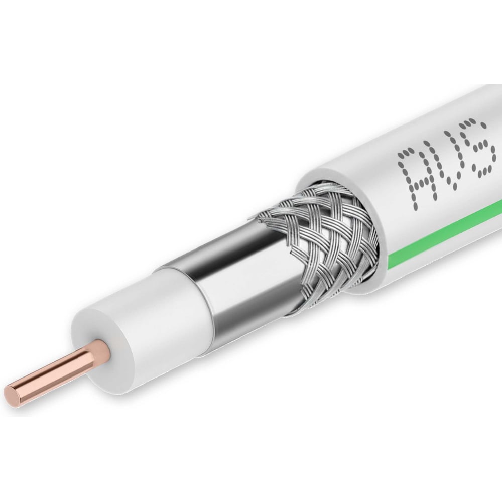 Изображение товара Коаксиальный телевизионный кабель Ripo sat-703e avs electronics (30m) 001-222001/30