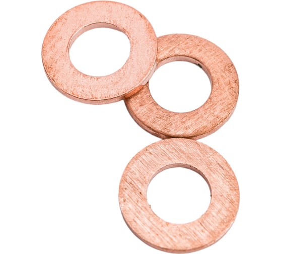 Изображение товара Шайба Insparion медная, класс точности А, 5x10x1.0 мм, 10 шт. ЕВ-00000042