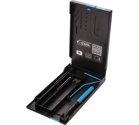 Изображение товара Набор для восстановления резьбы VOLKEL М 2.0x0.4 24 предметов V-Coil V04001