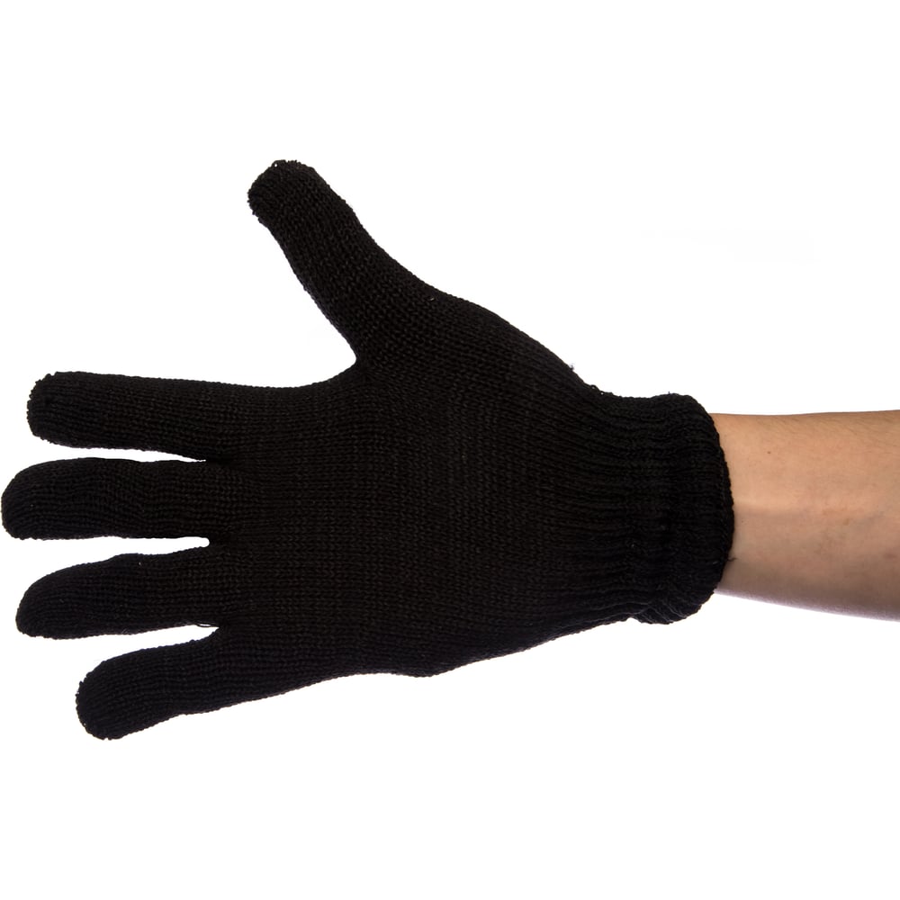 Вязанные утепленные перчатки РОС 20fm36 1d перчатки мужские раз 9 с подкладом шерсть