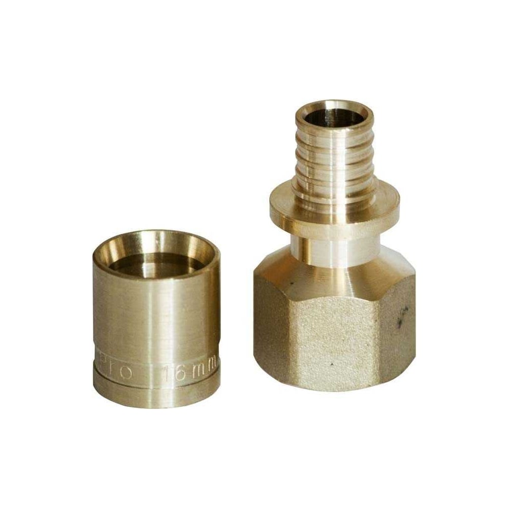 Изображение товара Переходник Rvc РЕХ 16 - Rp 1/2 латунь для труб и фитингов