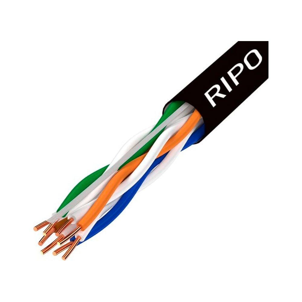 Изображение товара Кабель витая пара Ripo cat5e 24awg outdoor 305м для наружных сетей
