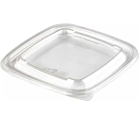 Изображение товара Крышка к контейнеру ЮПЛАСТ ЮПК-1616К 160х160х138 мм, прозрачная, PET, 50 шт. ЮУПМ6032