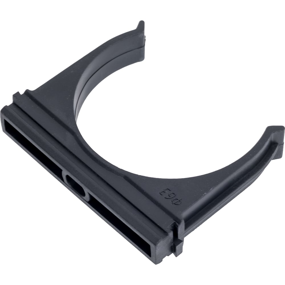 Изображение товара Крепеж-клипса Рувинил для трубы 63 мм, пластиковая, черная, 40 шт