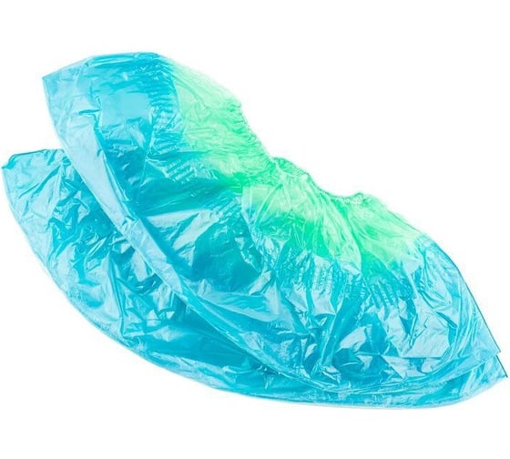 Изображение товара Медицинские бахилы СПб УПП-5 Супер 80 сине-зеленые, 50 пар 99928892