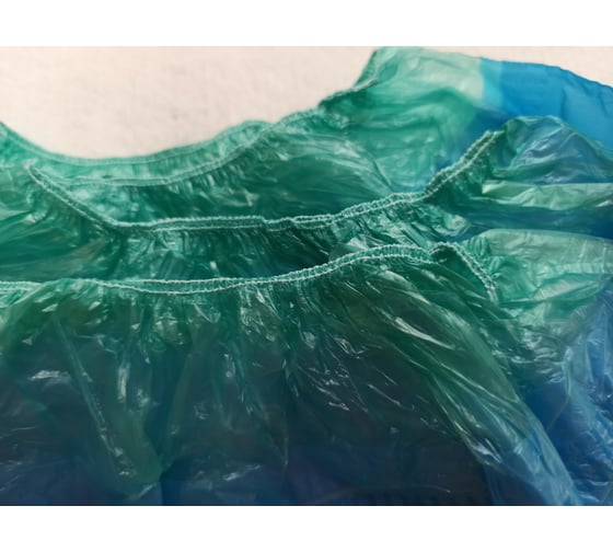 Изображение товара Медицинские бахилы СПб УПП-5 Супер 60 сине-зеленые, 50 пар 99928891