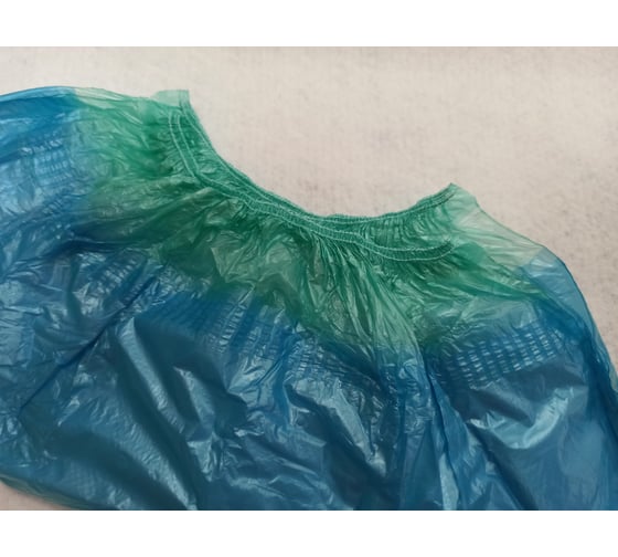 Изображение товара Медицинские бахилы СПб УПП-5 Супер 50, сине-зеленые, 50 пар 99928889