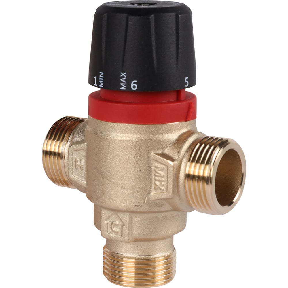 Термостатический смесительный клапан для систем отопления и гвс ROMMER клапан термостатический watts 10017418 am6110c34 смесительный 3 4 32 50°с