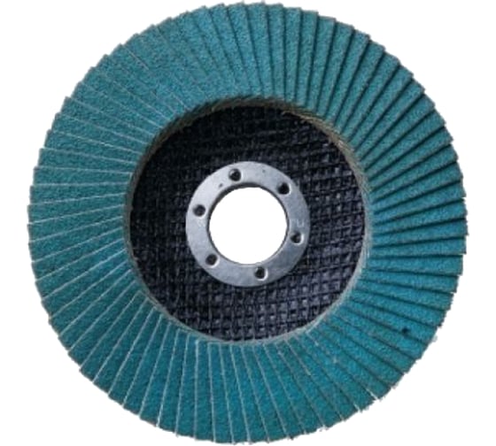 Изображение товара Круг лепестковый торцевой (115 мм; Р50; цирконий; синий) АТАКА 993390