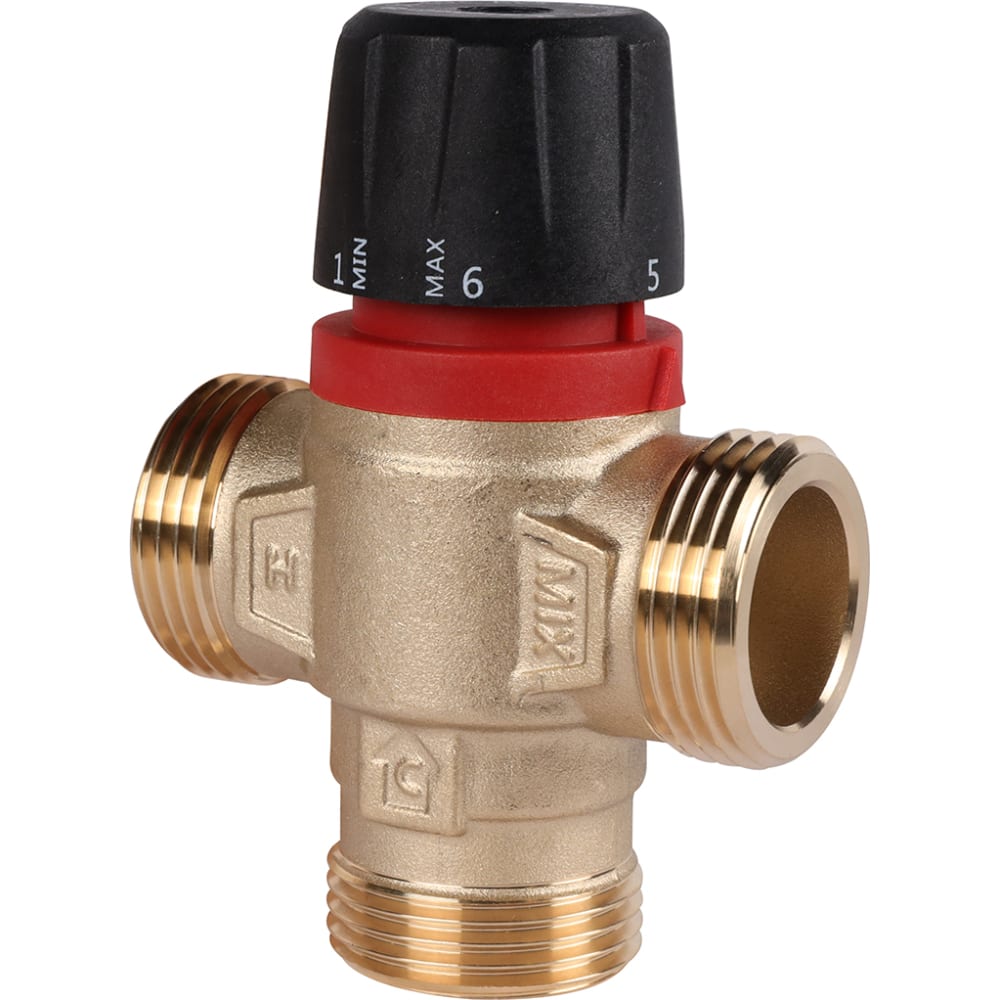 Термостатический смесительный клапан для систем отопления и гвс ROMMER клапан термостатический watts 10017422 am6211c1 смесительный 1 42 60°с