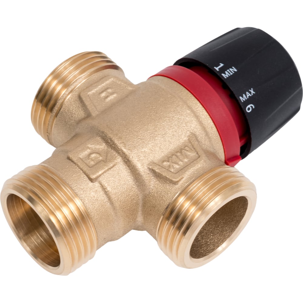 Изображение товара Термостатический смесительный клапан ROMMER 1" для отопления и ГВС