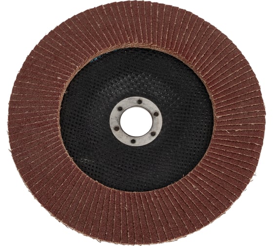Изображение товара Круг лепестковый торцевой (180 мм; Р80; электрокорунд; коричневый) АТАКА 680880