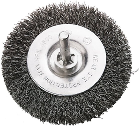 Изображение товара Щетка №139 (38 мм, S - 6 мм, гофрированная) для дрели АТАКА 53038061 26593