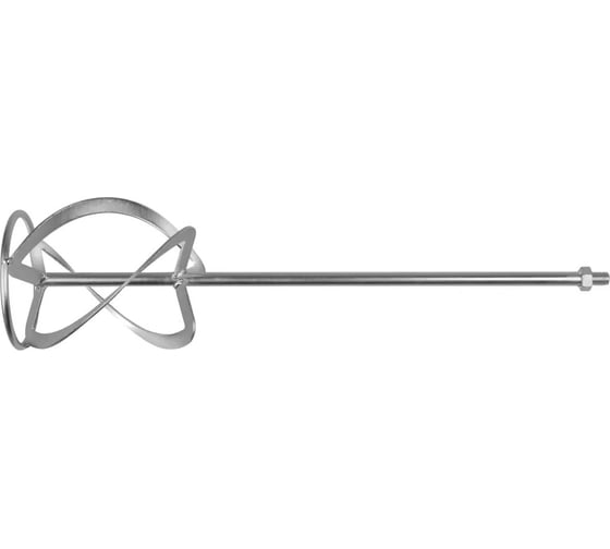 Изображение товара Насадка для миксера, для тяжелых растворов (120x590 мм, оцинкованная, хвостовик М14) АТАКА УТ-99834