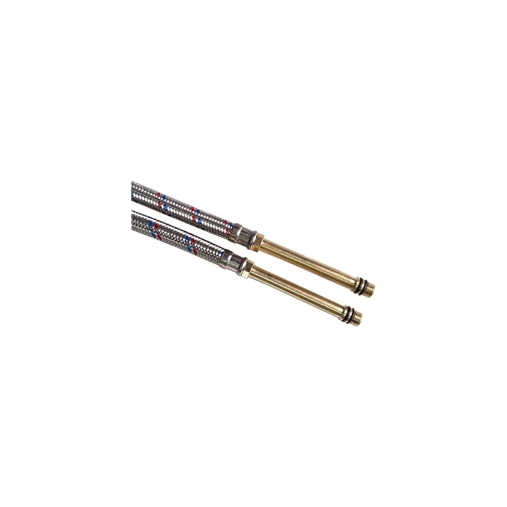 Изображение товара Подводка к смесителям Rvc 40 см, пара, Мх10x60 и Мх10x70 длинный штуцер 04435
