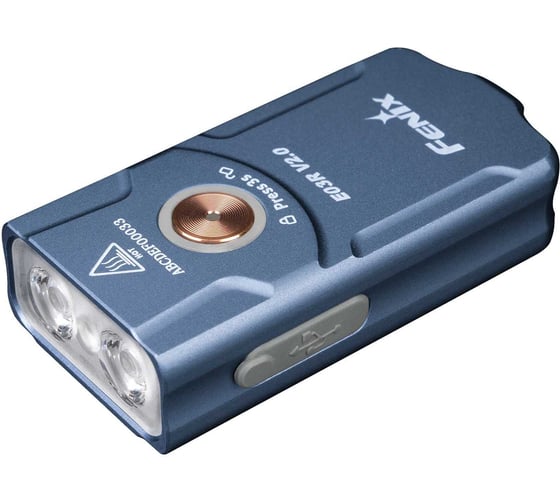 Изображение товара Фонарь Fenix E03R V2.0 синий e03rv20blue