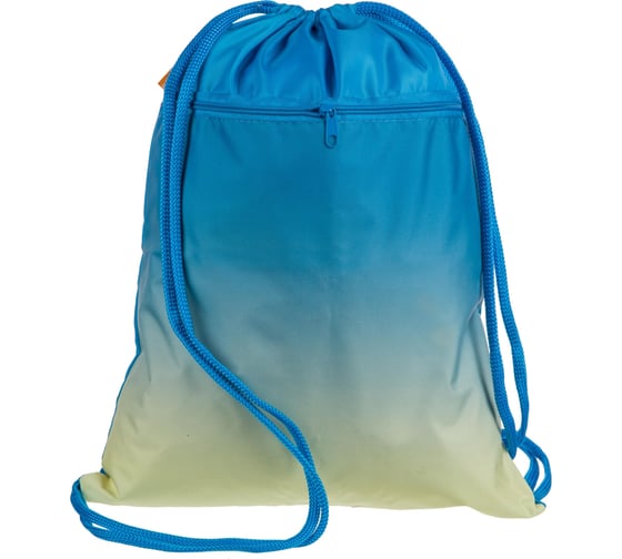 Изображение товара Мешок для обуви №1 School градиент синий, 360x470 мм, карман, мо-26-2 1557009