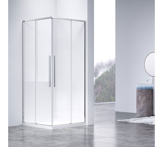 Изображение товара Душевой уголок VINCEA slim-n 1000x900, хром, стекло прозрачное VSS-4SN9010CL