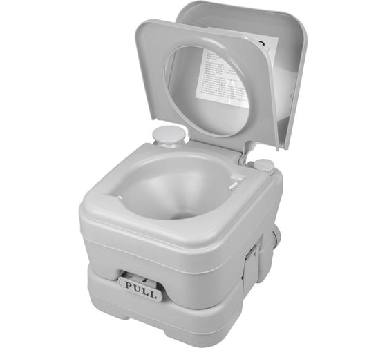 Изображение товара Портативный пластмассовый биотуалет WMC TOOLS 10 л, высота посадочного места 300 мм, смыв-помпа WMC-PT10-2