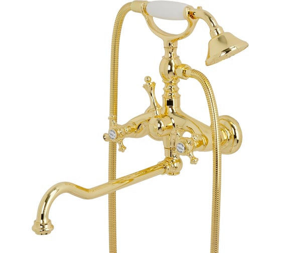 Изображение товара Смеситель для ванны Migliore PRESTIGE внешний, c поворотным изливом, золото 31598
