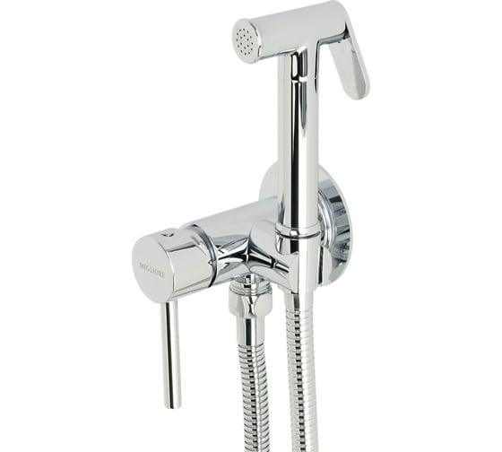 Изображение товара Гигиенический душевой набор Migliore FORTIS смеситель встраиваемый, с держ./лейка/шланг латунь, хром 31553