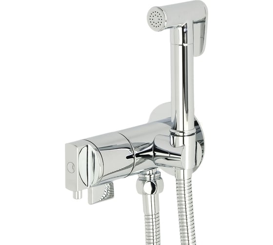 Изображение товара Гигиенический душевой набор Migliore FORTIS смеситель встраиваемый, термостат с держ./лейка/шланг латунь, хром 31557
