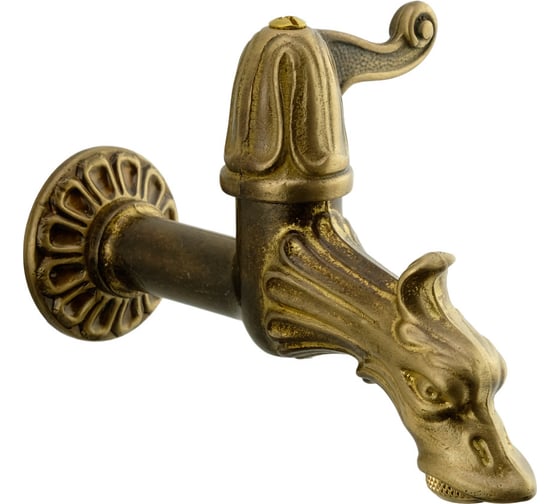 Изображение товара Садовый кран Migliore ARTISTICA "Дракон" декоративный, 16 cm, бронза 18408