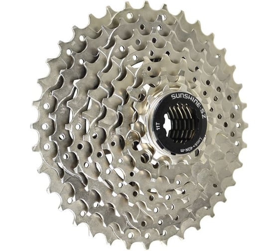 Изображение товара Кассета Sunshine CS-HR8-36, 8 передач, 11-36Т, серебристая HQ-0010383