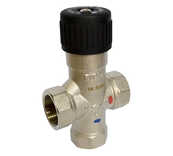 Изображение товара Клапан трехходовой термостатический Rvc 3/4 (от 30С до 55С, Kvs 1,8) смесительный 11733