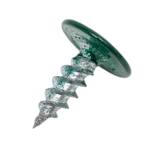 Изображение товара Саморез с прессшайбой Качественный крепеж зеленый мох 4,2х13 300 шт 0200219 КЧ