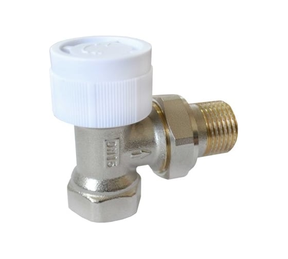 Изображение товара Терморегулирующий клапан для радиатора Rvc Compact 1/2 угловой без термоголовки 11671