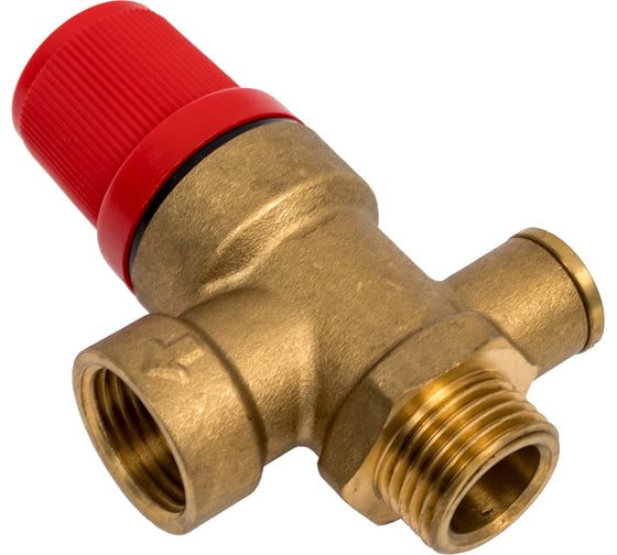 Изображение товара Предохранительный клапан Rvc 1/2 гш 3 Bar с выходом под манометр 11964