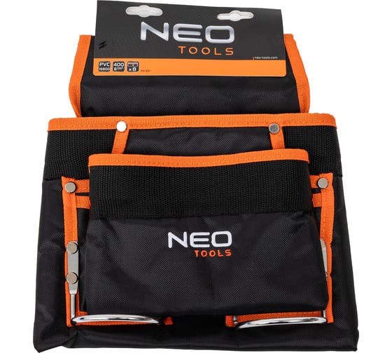 Изображение товара Карман для инструмента NEO Tools 8 гнезд, металлические петли 84-334