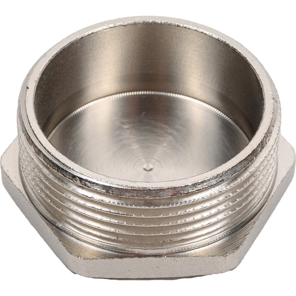 Изображение товара Заглушка Rvc 1 1/2 ш 00783 из латуни с никелевым покрытием