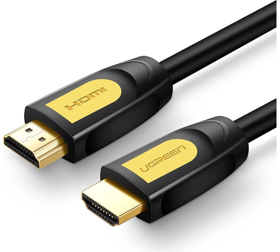 Изображение товара Кабель HDMI Ugreen 4K, цвет желтый/черный, 1 м 10115