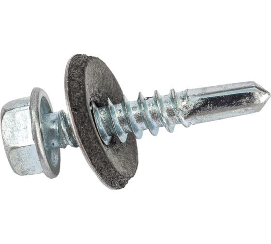 Изображение товара Кровельный саморез Качественный крепеж 5,5х25 цинк 150 шт 0500183 КЧ