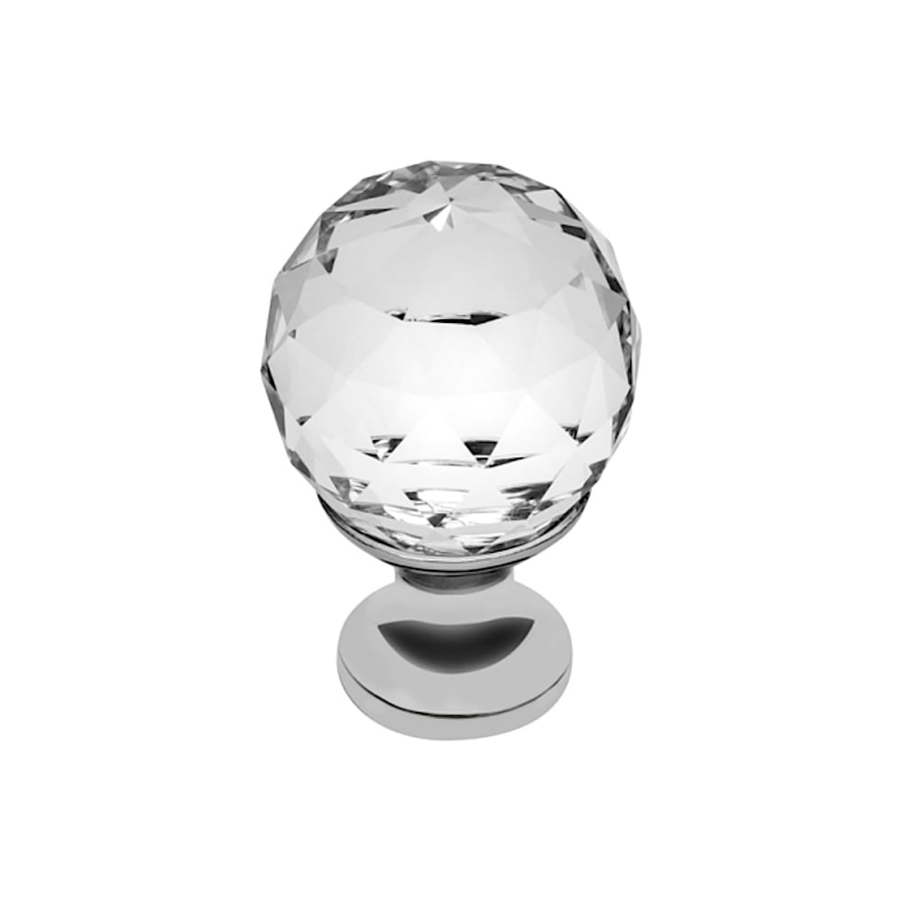 Изображение товара Ручка-кнопка GTV с кристаллом хром модель GZ-CRPA30-01