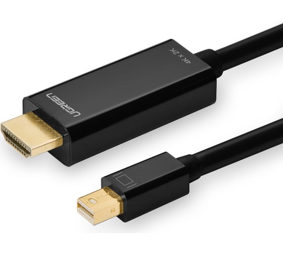 Изображение товара Кабель Mini DP-HDMI Ugreen 4K, 1.5 м, черный 20848