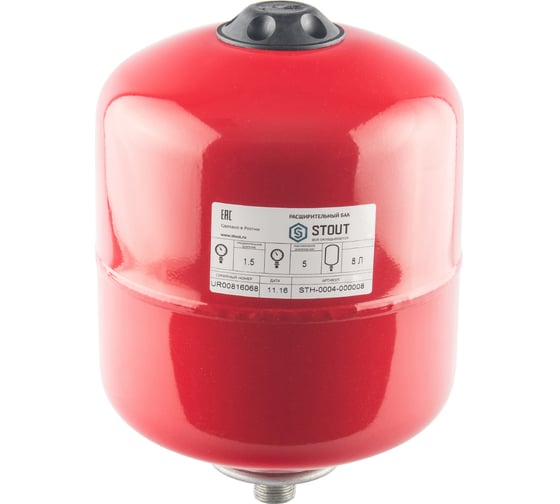 Изображение товара Расширительный бак 8 л STOUT STH-0004-000008