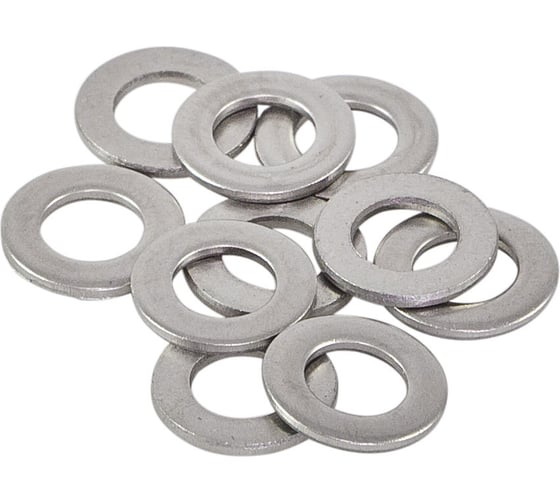 Изображение товара Шайба Insparion плоская нержавеющая A2 din 125 м6 100шт ЕВ-00000069