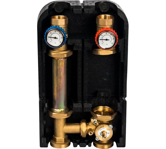 Изображение товара Насосная группа с 3-х ходовым приводным смесителем (1 1/4"; без насоса) DN 32 STOUT SDG-0007-003201