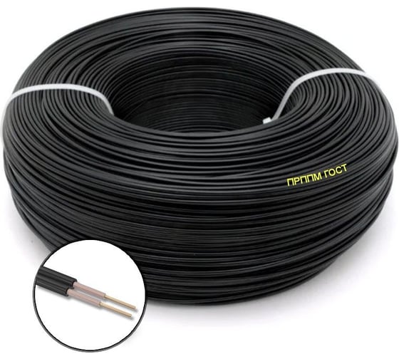 Изображение товара Провод телефонной связи ПРОВОДНИК прппм 2x1.2 мм2, 20м OZ66705L20