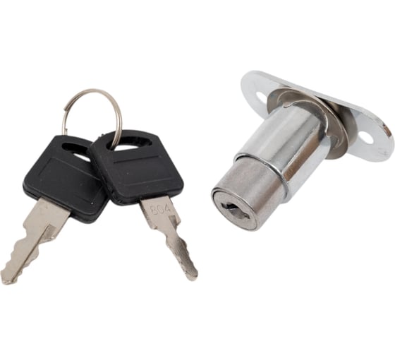 Изображение товара Врезной замок Mebax нажимной, хром 00-00002657