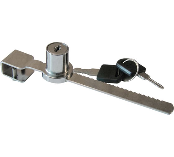 Изображение товара Накладной реечный замок Mebax хром, L140 00-00002654