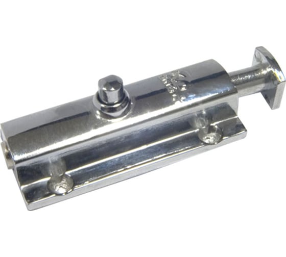 Изображение товара Защелка Mebax автомат, хром, малая, 69x30 00-00002683