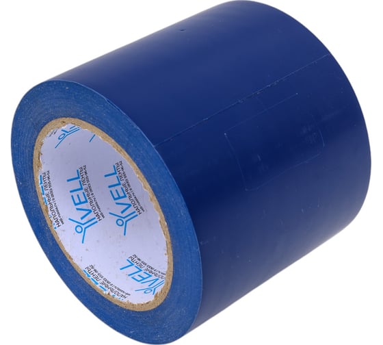 Изображение товара Лента для разметки самоклеящаяся Vell длина 33 м, ширина 100 мм, синяя, 0,15 мм, ПВХ (Standart) 301594