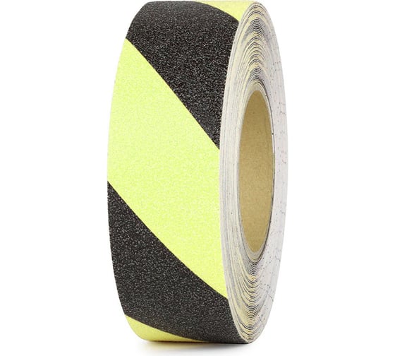 Изображение товара Универсальная противоскользящая лента Vell, черно-зеленый, фотолюминесцентная (50 мм х 18,3 м) 991681