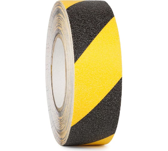 Изображение товара Универсальная противоскользящая лента Vell, желто-черная (50 мм х 18,3 м) 400184