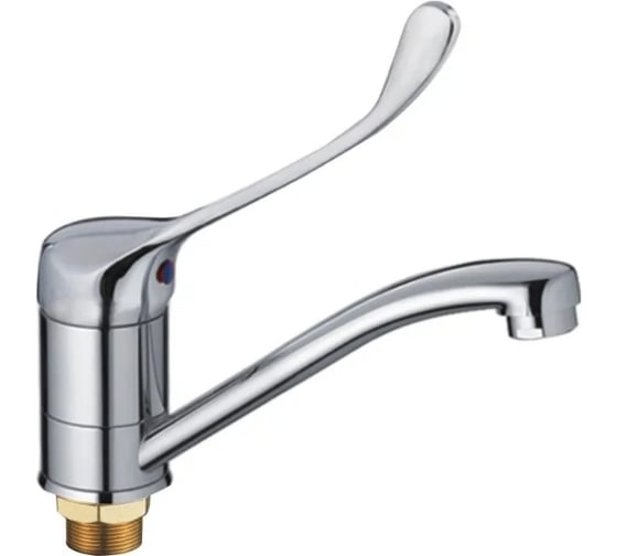 Изображение товара Смеситель для кухни Haiba с хирургической ручкой, хром HB4554-2